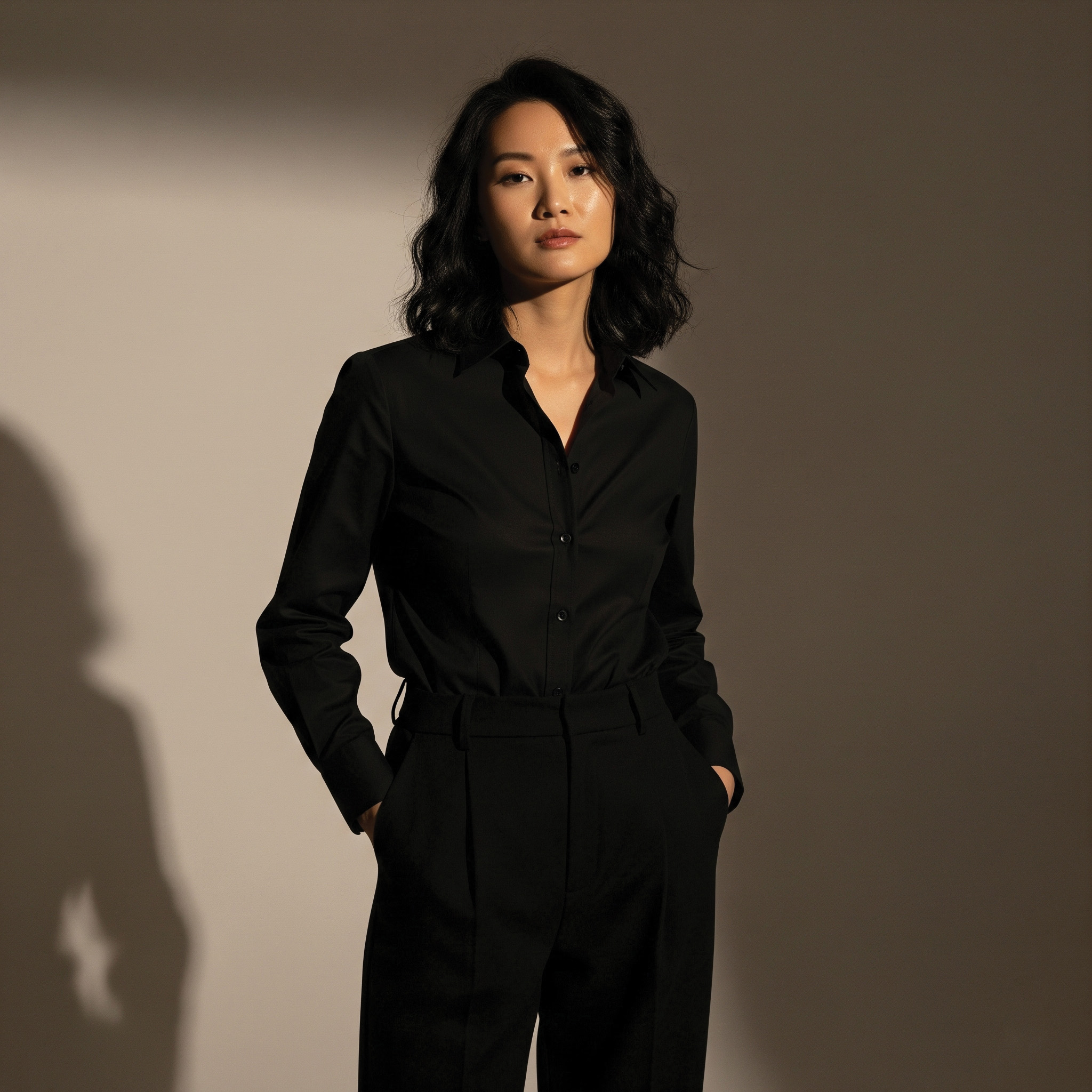 The Luxe Noir Classic Shirt (Unisex)
